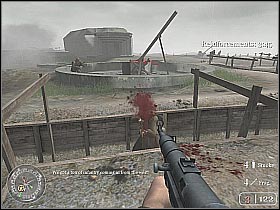 You have to avoid an enemy tank - Defending the Pointe - D-Day - Call of Duty 2 - Game Guide and Walkthrough