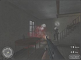 Start heading towards the third building - Bergstein - Hill 400 - Call of Duty 2 - Game Guide and Walkthrough