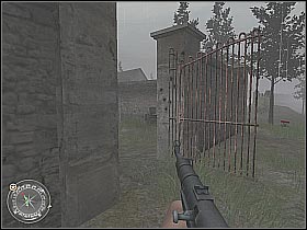 Start running towards enemy positions - Bergstein - Hill 400 - Call of Duty 2 - Game Guide and Walkthrough