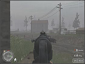 Deal with the rest of the German soldiers - Bergstein - Hill 400 - Call of Duty 2 - Game Guide and Walkthrough