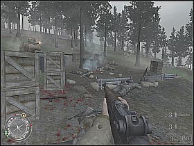 Keep pushing forward - Rangers Lead The Way - Hill 400 - Call of Duty 2 - Game Guide and Walkthrough