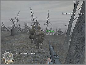 Get back to the central bunker - The Battle for Hill 400 - Hill 400 - Call of Duty 2 - Game Guide and Walkthrough