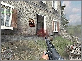 Continue moving forward - The Crossing Point - Crossing the Rhine - Call of Duty 2 - Game Guide and Walkthrough