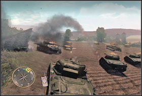 This mission is rather easy and nice, mostly because you drive a tank - Chapter VII: The Black Baron - Game Guide - Call of Duty 3 Game Guide