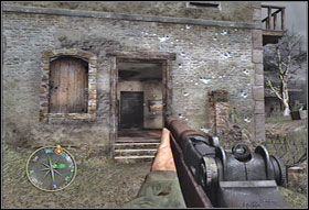 In the beginning of this mission, follow the tank (#1) - Chapter X: Crossroads - Game Guide - Call of Duty 3 Game Guide