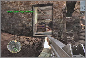 You will reach a small German post (#1) - Chapter X: Crossroads - Game Guide - Call of Duty 3 Game Guide