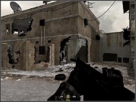 When a tank starts shooting at the enemies in a narrow alley, go to the right and find a building with a hole in the wall (see the picture) - Intel Data - part 2 | Intel Data locations in COD Modern Warfare Remastered - Intel Data - Call of Duty 4 Modern Warfare Remastered Guide