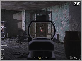 After killing the soldiers in the house (#28), wait for your teammates to join you - Blackout | COD Modern Warfare Remastered Walkthrough - Walkthrough - Call of Duty 4 Modern Warfare Remastered Guide