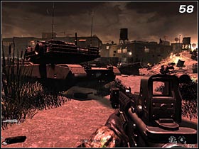 Not bothered by anyone, you will get to the tank stuck in the middle of some kind of field (#58) - The Bog | COD Modern Warfare Remastered Walkthrough - Walkthrough - Call of Duty 4 Modern Warfare Remastered Guide