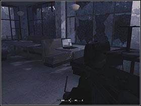 The first laptop is on a table in a restaurant which you will take over at the very beginning - Intel Data - part 3 | Intel Data locations in COD Modern Warfare Remastered - Intel Data - Call of Duty 4 Modern Warfare Remastered Guide