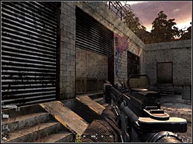 After some shooting, head to the building shown in the picture - Intel Data - part 3 | Intel Data locations in COD Modern Warfare Remastered - Intel Data - Call of Duty 4 Modern Warfare Remastered Guide