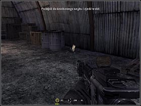 After destroying 2 armoured vehicles, head towards a hangar which is on the south-east part of the square - Intel Data - part 3 | Intel Data locations in COD Modern Warfare Remastered - Intel Data - Call of Duty 4 Modern Warfare Remastered Guide