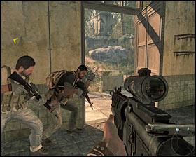 There is one guard inside and according to the clue, you will get, it is worth surprising him - Walkthrough - Operation 40 - p. 1 - Walkthrough - Call of Duty: Black Ops Game Guide & Walkthrough