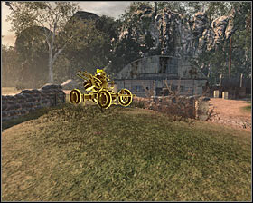 Use the pistol to eliminate the enemies running at you #1, then move toward ZPU pointed out by the game #2 - Operation 40 - p. 2 - Walkthrough - Call of Duty: Black Ops Game Guide & Walkthrough