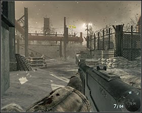 I suggest choosing the closest passage between the buildings #1 - Vorkuta - p. 2 - Walkthrough - Call of Duty: Black Ops Game Guide & Walkthrough