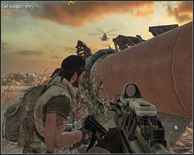 After few moments, you should reach a bigger area where Woods stops again #1 - Executive Order - p. 1 - Walkthrough - Call of Duty: Black Ops Game Guide & Walkthrough