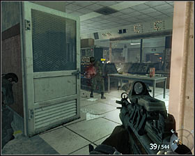 Carefully secure all corridors #1 - Executive Order - p. 2 - Walkthrough - Call of Duty: Black Ops Game Guide & Walkthrough