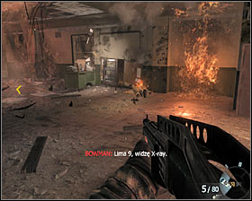 The description of completing the mission: The proper part of the mission starts inside one of the buildings - The Defector - p. 1 - Walkthrough - Call of Duty: Black Ops Game Guide & Walkthrough