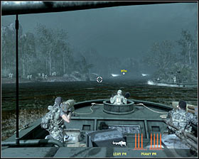 Jump onto the boat and look for the rudder #1 - Crash Site - p. 1 - Walkthrough - Call of Duty: Black Ops Game Guide & Walkthrough