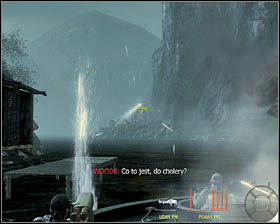 Continue travelling by boat, watch out for single enemies with launchers - Crash Site - p. 1 - Walkthrough - Call of Duty: Black Ops Game Guide & Walkthrough