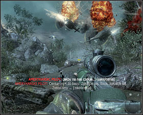 Near the waterfall #1 you will get a warning concerning snipers in the area but your team mates will take care of them - Crash Site - p. 2 - Walkthrough - Call of Duty: Black Ops Game Guide & Walkthrough