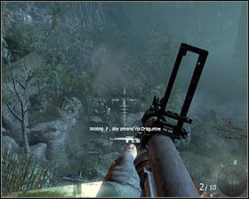 Stand near a hole #1 - Crash Site - p. 2 - Walkthrough - Call of Duty: Black Ops Game Guide & Walkthrough