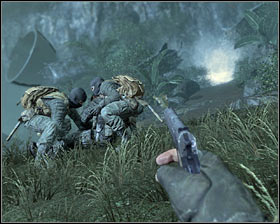 Protect yourself until the hostile helicopters appear #1 - Crash Site - p. 2 - Walkthrough - Call of Duty: Black Ops Game Guide & Walkthrough