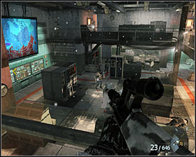 Wait until Weaver kills a guard and go upstairs - WMD - p. 2 - Walkthrough - Call of Duty: Black Ops Game Guide & Walkthrough