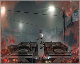 At the beginning deal with destroying the parked vehicles #1 - Rebirth - p. 2 - Walkthrough - Call of Duty: Black Ops Game Guide & Walkthrough