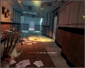 First go left then look for the last in this mission secret service data, situated on one of the desk, near the type writer #1 - Revelations - Walkthrough - Call of Duty: Black Ops Game Guide & Walkthrough