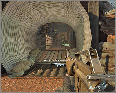 After taking over the part of the hill which used to be occupied by the enemies, go into a burning building - S.O.G. | Intel - Intel location - Call of Duty: Black Ops Game Guide & Walkthrough