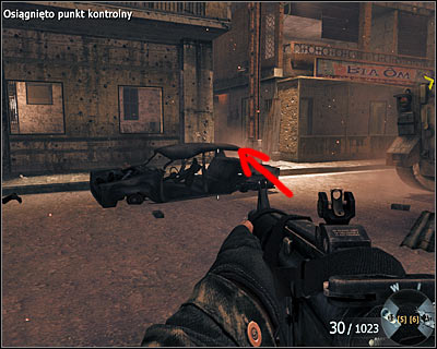 While following an armored vehicle and eliminating your targets with support from the air, you will reach a place where your allies machine will turn right - The Defector | Intel - Intel location - Call of Duty: Black Ops Game Guide & Walkthrough