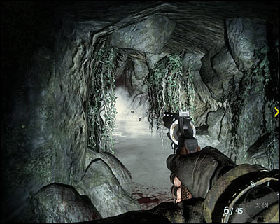 While going through the tunnel at the end of the mission stop and wait until one of Vietcong soldiers attacks you - Victor Charlie | Intel - Intel location - Call of Duty: Black Ops Game Guide & Walkthrough