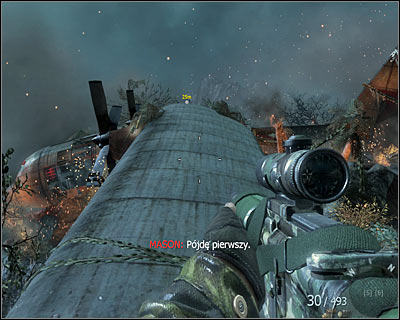 After reaching the wreak of a plane, walk on its wings - Crash Site | Intel - Intel location - Call of Duty: Black Ops Game Guide & Walkthrough