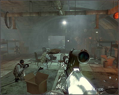 After reaching the barracks (second action with soldiers on the ground) eliminate enemies and go downstairs - WMD | Intel - Intel location - Call of Duty: Black Ops Game Guide & Walkthrough