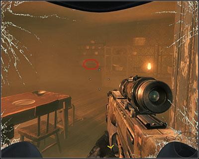 Go toward the kitchen cabinets you can see in the distance - Rebirth | Intel - Intel location - Call of Duty: Black Ops Game Guide & Walkthrough