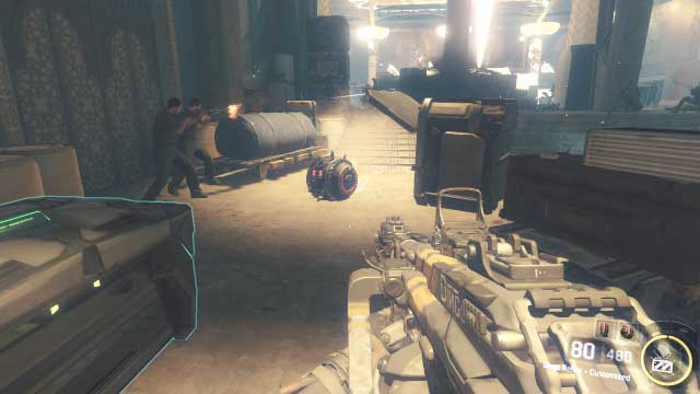 Getting too close to such an object is quite an unpleasant experience - 7. Rise and Fall - Walkthrough - Call of Duty: Black Ops III - Game Guide and Walkthrough