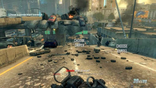 Objective: Regroup with protection detail - Mission 10: CORDIS DIE | Missions: Walkthrough - Missions: Walkthrough - Call of Duty: Black Ops II Game Guide & Walkthrough