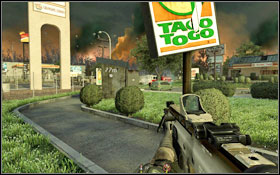 Go up the ladder, quickly pick up the missiles and get rid of the second helicopter #1 - Act II - Wolverines! - Campaign - Call of Duty: Modern Warfare 2 Game Guide