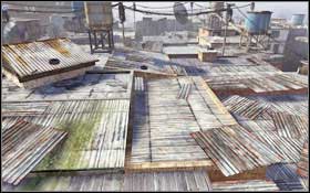 After clearing the whole area, move to the roofs which you will use to get to the evacuation point - Act II - The Hornets Nest - Campaign - Call of Duty: Modern Warfare 2 Game Guide