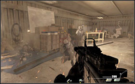 After getting to the surface, quietly eliminate the guard standing on the platform #1, MacTavish will take care of the second one - Act II - The Only Easy Day...Was Yesterday - Campaign - Call of Duty: Modern Warfare 2 Game Guide