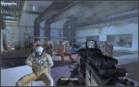 After getting to the door #1 use the C4 once more and clear the area of enemy soldiers #2 - Act II - The Only Easy Day...Was Yesterday - Campaign - Call of Duty: Modern Warfare 2 Game Guide