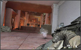 Once you get to the wall #1, wait a bit for the signal and then quickly run after your companions to the entrance - Act II - Of Their Own Accord - Campaign - Call of Duty: Modern Warfare 2 Game Guide