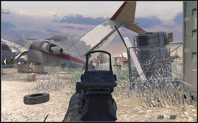 You will reach spot where a chopper is firing at a Humvee #1 - Act III - The Enemy of My Enemy - Campaign - Call of Duty: Modern Warfare 2 Game Guide