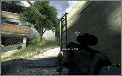 While getting up the stairs, you will pass a building with a ladder - take it up - Intel Location - Act I - Intel location - Call of Duty: Modern Warfare 2 Game Guide