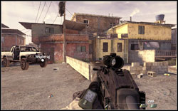 Red building to the right of the main road - Intel Location - Act II - Intel location - Call of Duty: Modern Warfare 2 Game Guide