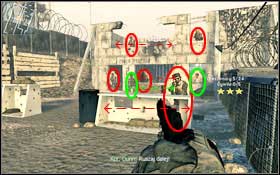 Four moving targets show up in different spots. - Alpha - The Pit - Spec Ops - Call of Duty: Modern Warfare 2 Game Guide