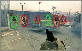 Two moving targets, you can shoot two at the same time. - Alpha - The Pit - Spec Ops - Call of Duty: Modern Warfare 2 Game Guide
