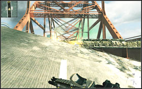 At some point the bridge will be and its upper part will collapse - Alpha - Suspension - Spec Ops - Call of Duty: Modern Warfare 2 Game Guide