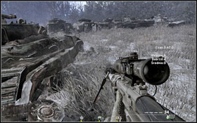 Right behind the tank - use the MP5. - Charlie - Hidden - Spec Ops - Call of Duty: Modern Warfare 2 Game Guide